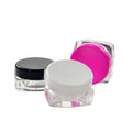 Empty Sample Packaging Sample Mini 3g 5g square Plastic Jar