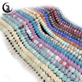 Zhe Ying 4*6mm 5*8mm Rondelle Stone Beads Natural Gemstone Spacer Diy Necklace Loose Natural Heishi Abacus Stone Beads