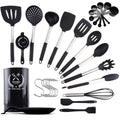 Silicone Cooking Utensil Tools Set Non-stick Handle Holder Cookware Tool Sets Kitchen Utensils Best Sell 31pcs Silicone Rubber