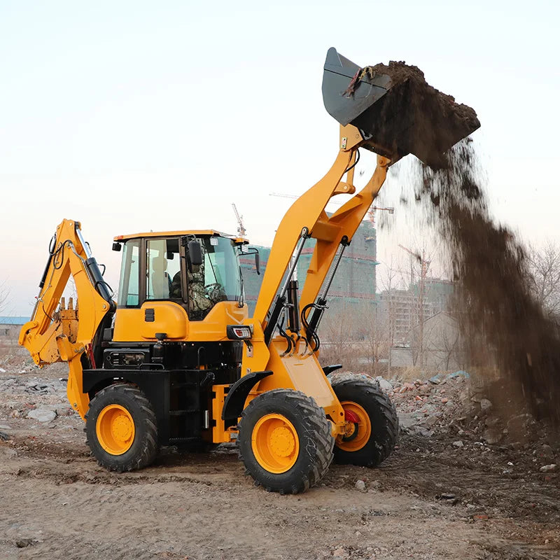 Real 2 Year Warranty Digger New Backhoe Loaders 10-20 Good Quality Mini With Backhoe End Loader