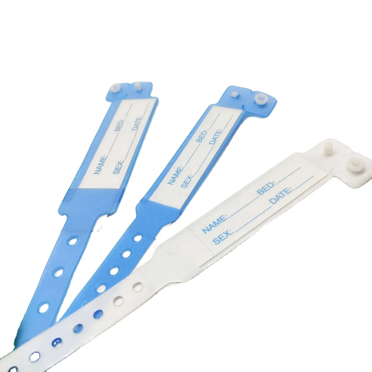 Hospital Identification Insert Card Band Promotional Wristband for ID Bracelet
