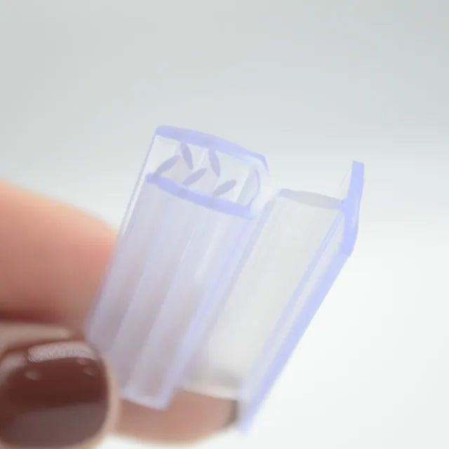 price shelf strip transparent plastic label clip/plastic price label strip/ supermarket shelf display label holder