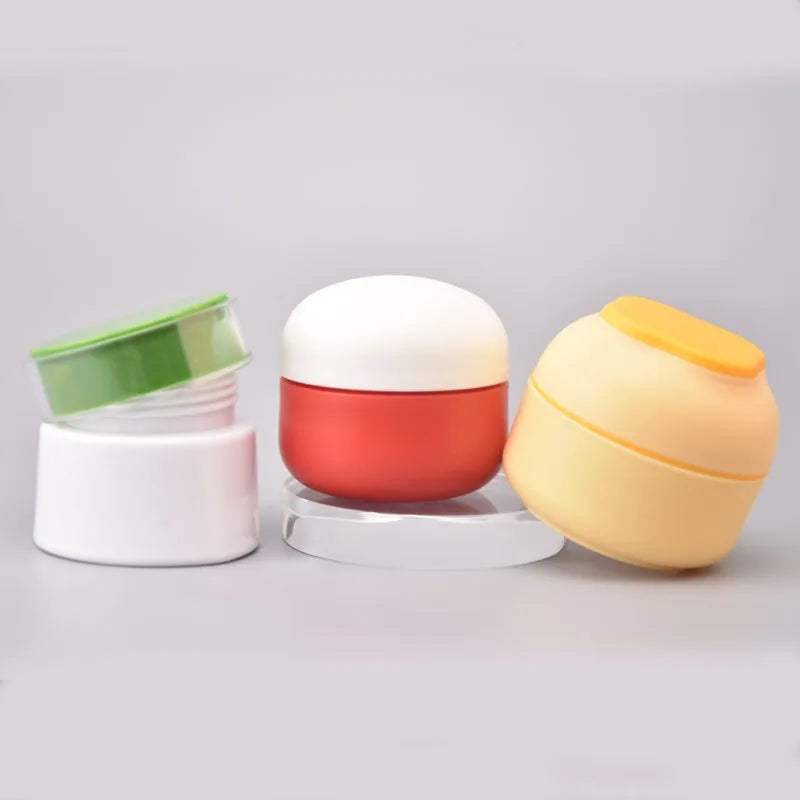 Customizable 50g Pet Plastic Cream Tank Face Jar Children's Skin Care Baby Lotion Container 30ml/50ml/100ml Capacities Cosmetics