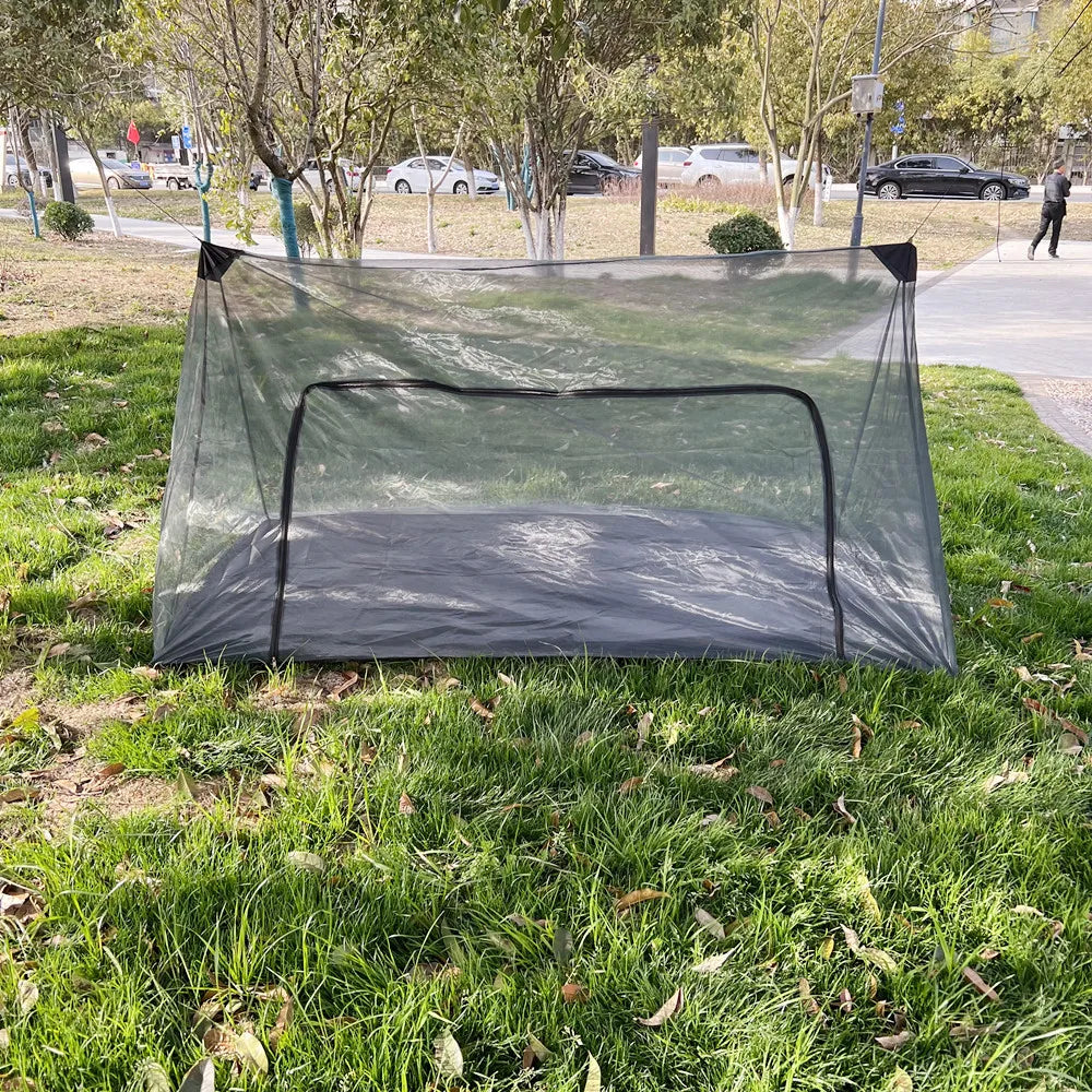 Camping Outdoor Conopy Hammock with Mosquito Bed Net Tent for Traveling and Hiking Light Weight Easy Carrying