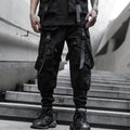 LAYENNE Workwear Jogging Hiphop Style Big Pocket Cargo Pants Men Wholesale Tapered Cargo Pants Men Streetwear