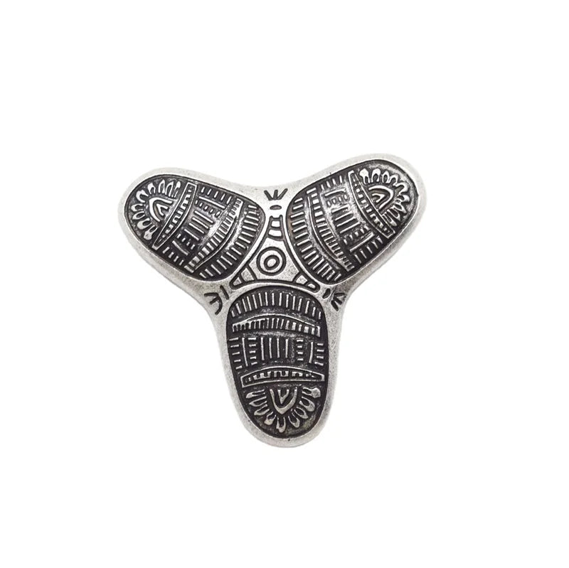 Vintage Medieval Runic Brooch Shawl Cloak Belt Buckle Pin for Men Women Accessories