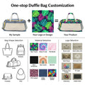 Custom Logo Sports Gym Bag With Independent Shoe Compartment Waterproof Wet Dry Separation Weekender Travel Duffel for Men Women