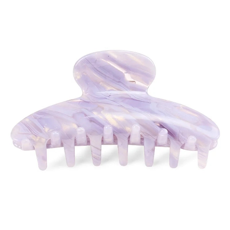 10.8cm Simple Acetate Hair Claw Multi Color Large Hair Claws Custom Fashion Claw Clips for Thick Hair