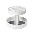 Lazy Susan Turntable Organizer With Removable Bins Rotating Display Stand Turntable 360 Degree