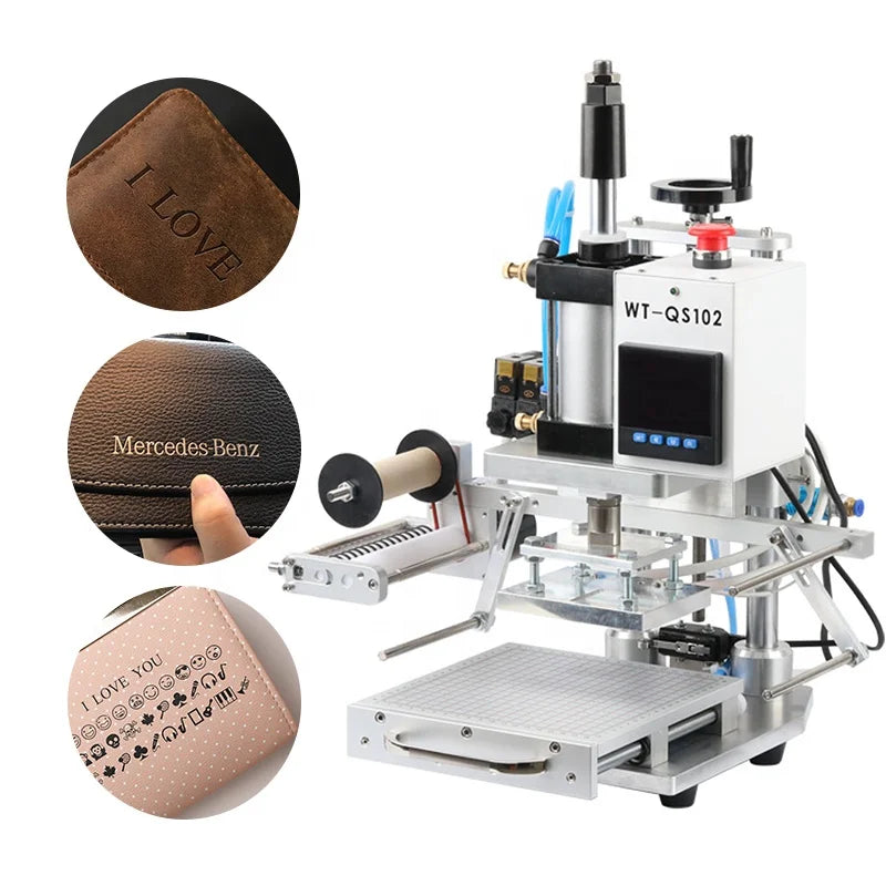 Factory Wholesales Leather Stamping Machine High Efficiency Automatic Working Branding Heat Transfer Press Machine