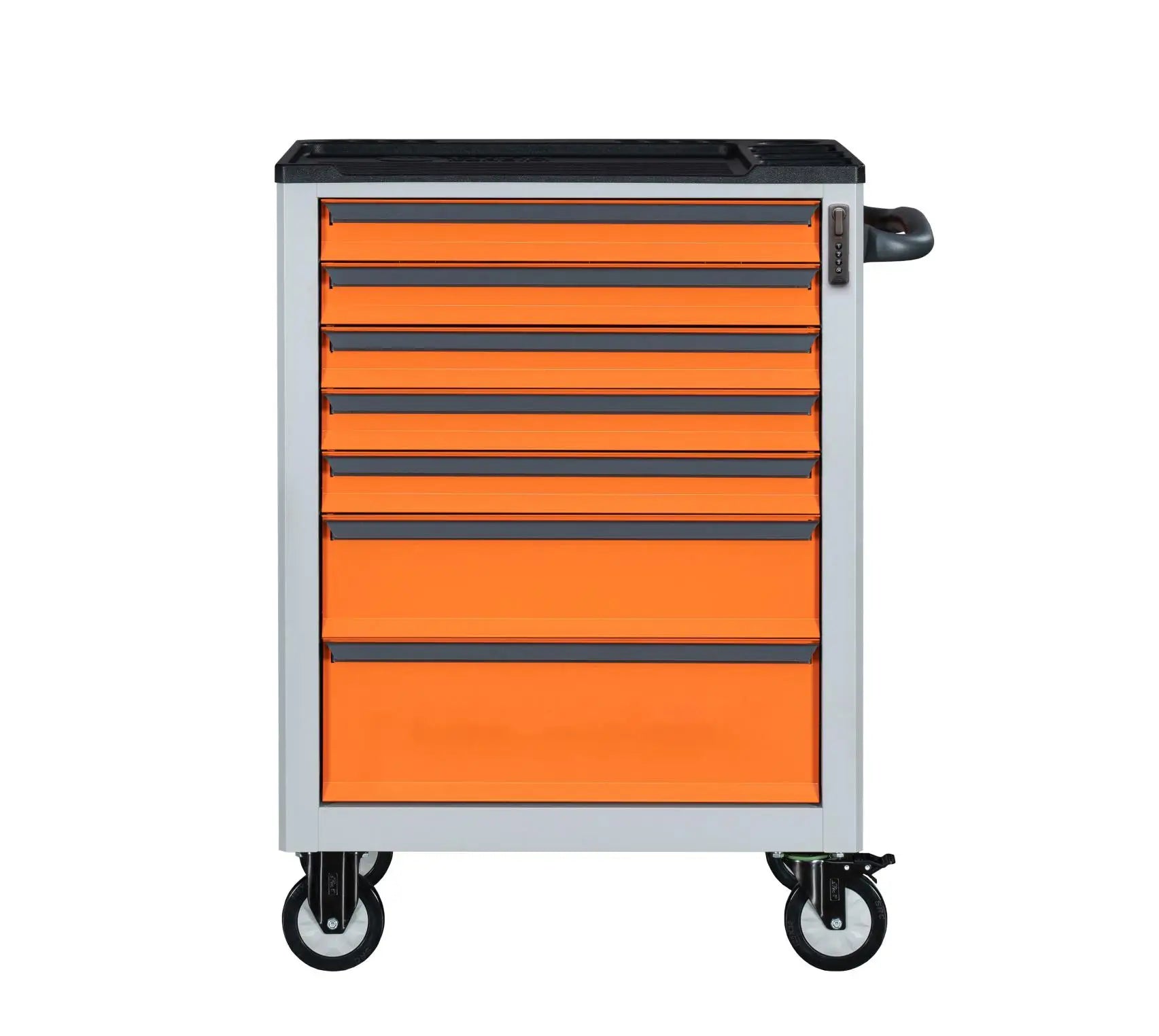 Large 7-Drawers Rolling Metal Tool Cabinet Customizable OEM Workshop Workbench