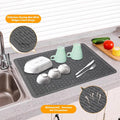 Silicone Drain Pad Household Bowl and Chopsticks Cushion Living Room Toiletries Mat Large Size Silicone Kitchen Table Mat