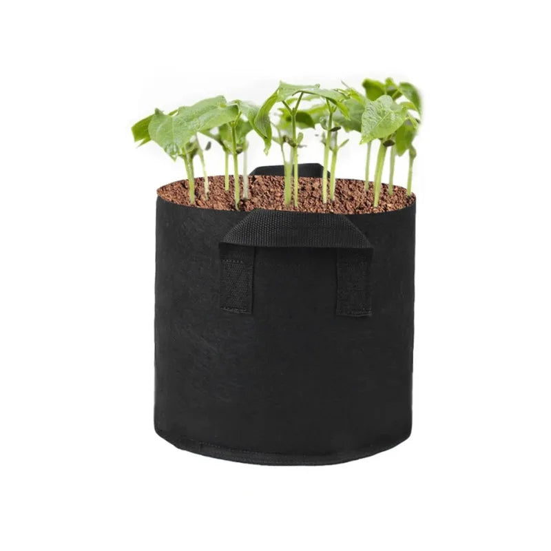 Hot Sale 10 Gallon Breathable Heavy Duty Aeration Fabric Pot Garden Container for Growing Vegetables Plant Grow Bags