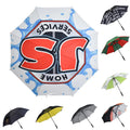Custom Logo Large Golf Umbrella Personalized Windproof Travel Paraguas Pongee Material Promotion Customized Umbrellas