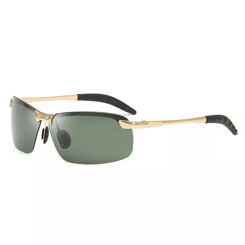 Polarized Sun Glasses Photochromic Sunglasses Metal Yellow Night Protection Outdoor Sport Women Polarized Men Sunglasses