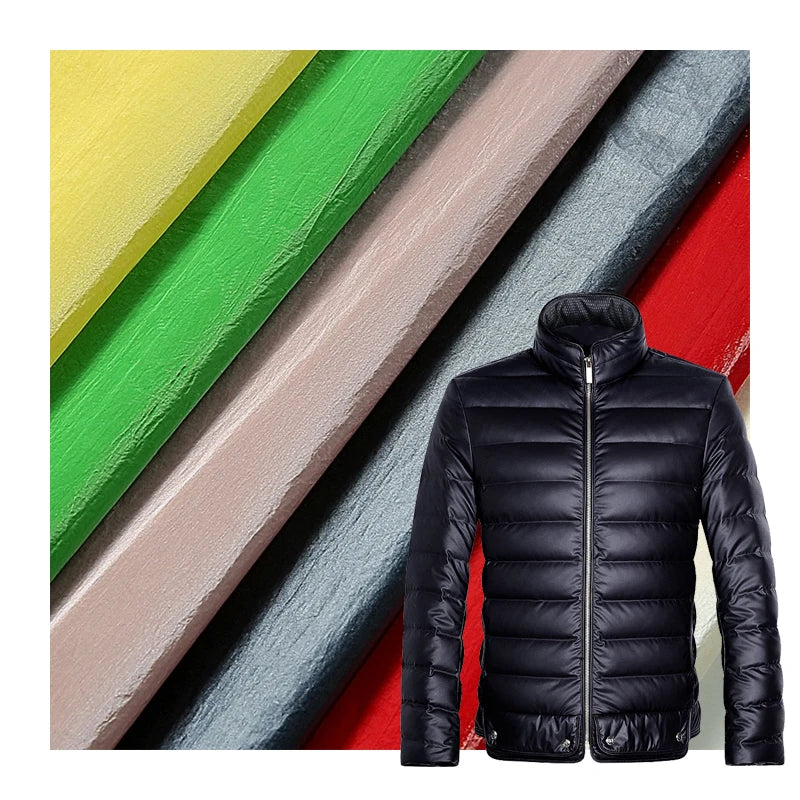 20D Nylon Taffeta Parachute Fabric Custom Oil Cire Waterproof PU Coated Lightweight Windproof Girls Garment & Bag Fabric