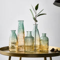 Wholesale Modern Nordic Clear Flower Glass Vase Mini Tall Cylinder Home Decorations for Fall Season Wedding Tabletop Decorations