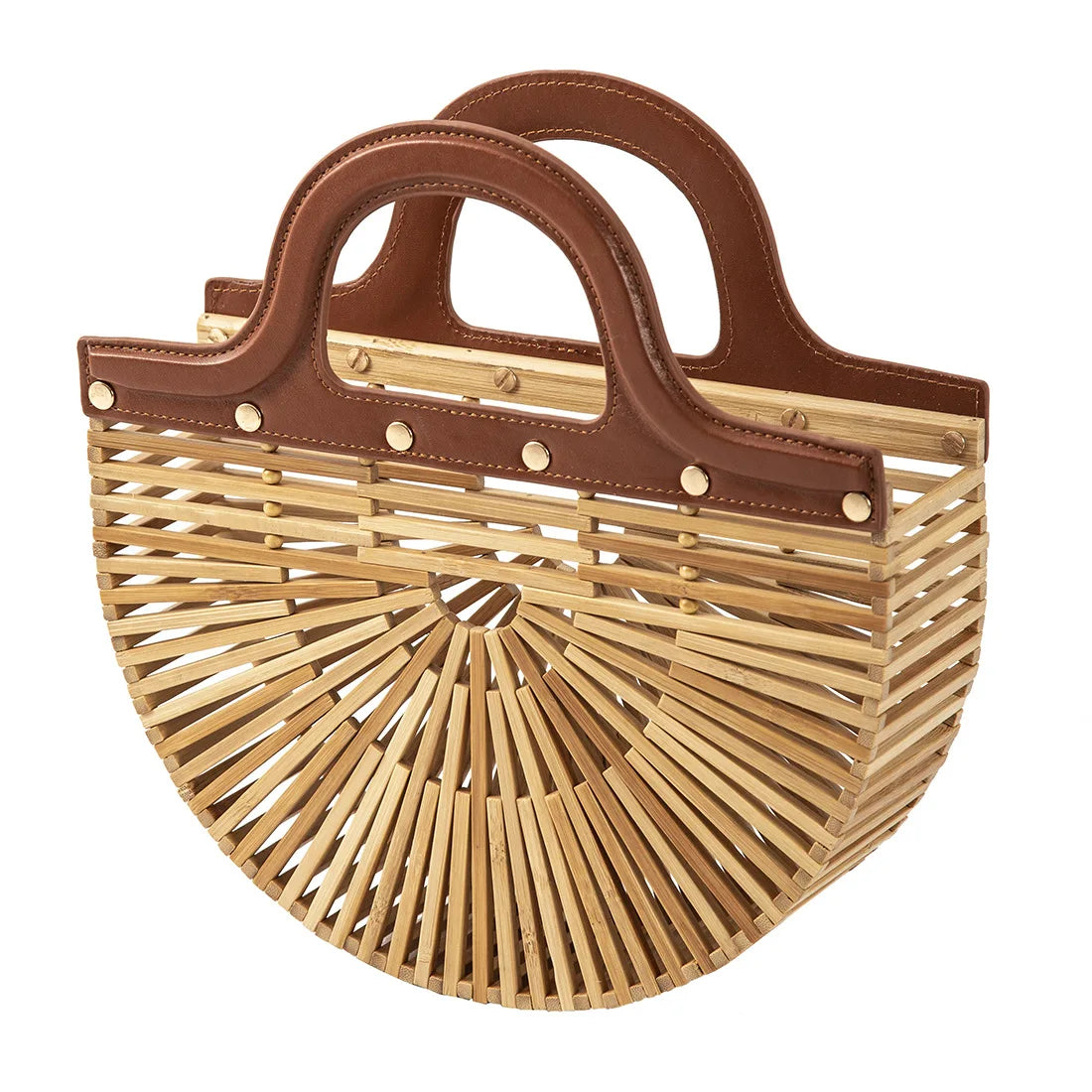 Handmade Hollow Out Bamboo Bags Women Handbags Ladies Beach Tote Bags Hot Selling Summer Products