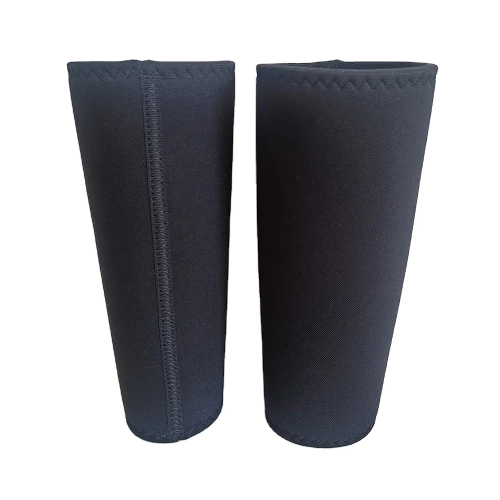 Stiff Material 7mm Neoprene Powerlifting Weightlifting Knee Sleeves Sports Safety Adjustable Elasticity Breathable Black