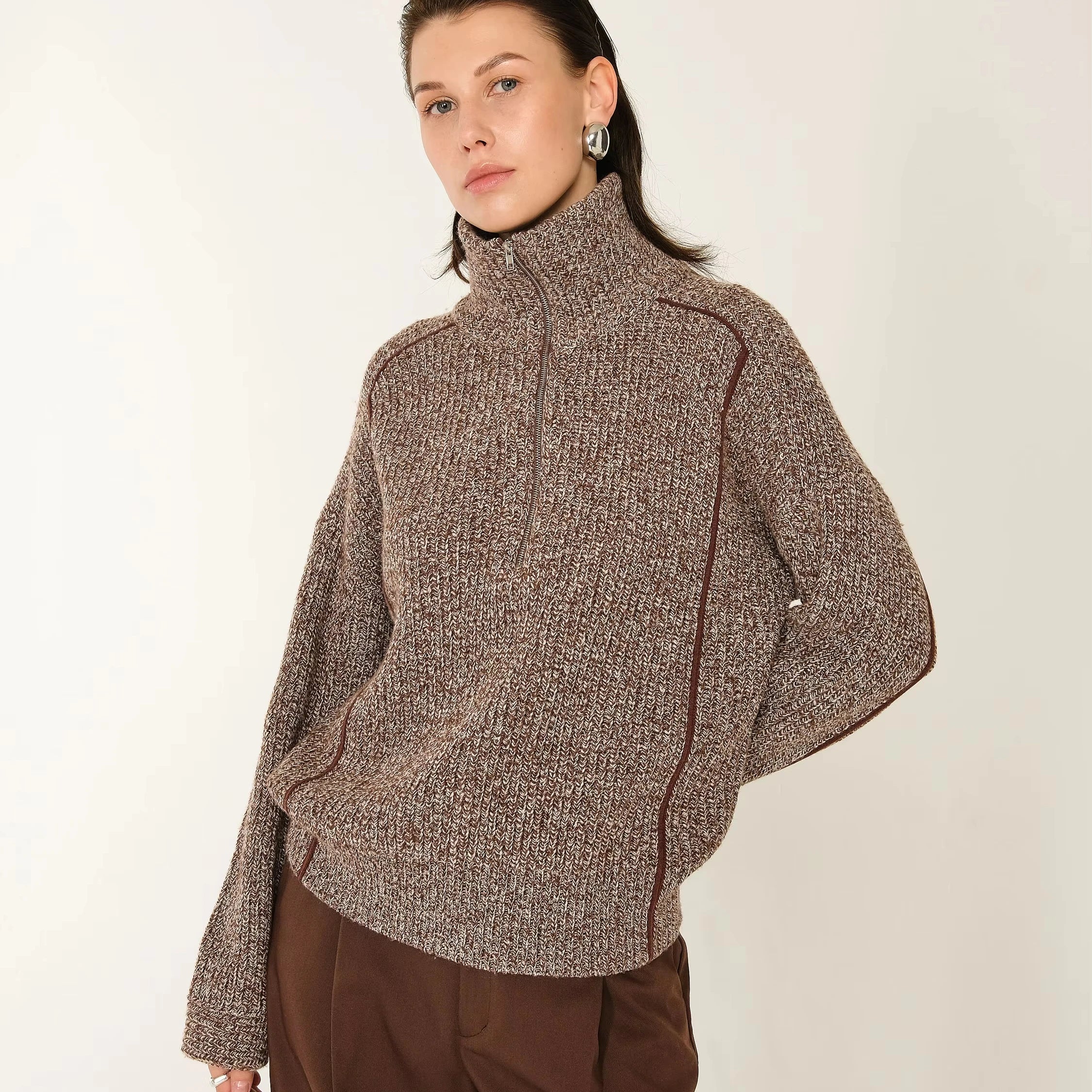 Factory Custom Cashmere Sweater Wool Sweater Women's Sweater Knitted Cardigan