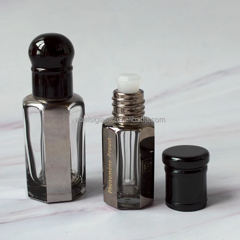 3ml 6ml 12ml Attar Glass Perfume Bottle