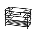 Modern Stainless Steel Chrome Finish Toothpaste & Toothbrush Holder Wall-Mounted Bathroom Toiletries Rack for Home & RV