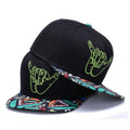 2026 New Acrylic Sublimated Bill Hola Embroidery Tropical Style Surfing Mens Club Hip Hop Cap