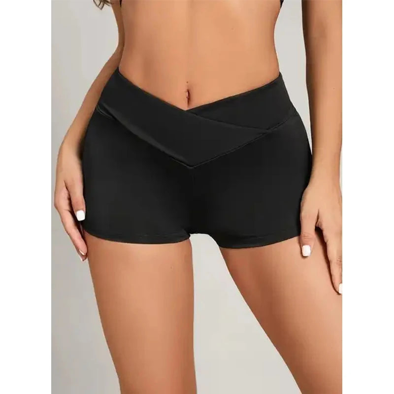 Sportswear Fitness Workout High Waist Yoga Shorts for Women Slim Fit Comfortable Fabric Gym Shorts Women