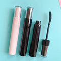 LZ Pack Stock 100pcs Round 13ml High End Custom Black Pink Mascara Tubes Silicone Brush Eyelashes Tube Packaging