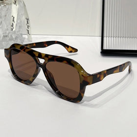 2024 Hot Classic Oversized Eyeglasses Frames Uv400 Trend square Sunglasses Men Women Custom logo High Quality Gafas De Sol