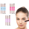 Double-Headed Silicone Lip Brush Soft Face Makeup Brushes for Lip Gloss Foundation Single Concealer Q Handle Custom Logo
