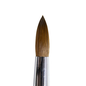 IBelieve 100% Pure Acrylic Kolinsky Nail Brush Private Label Acrylic Nail Brush 100 % Kolinsky Crimped Stock