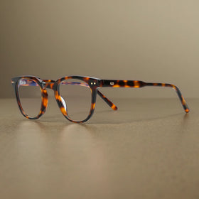 Unisex Optical Anti-Blue Light Glasses With Acetate Vintage Striped Optical Frames for Eyewear Accessories