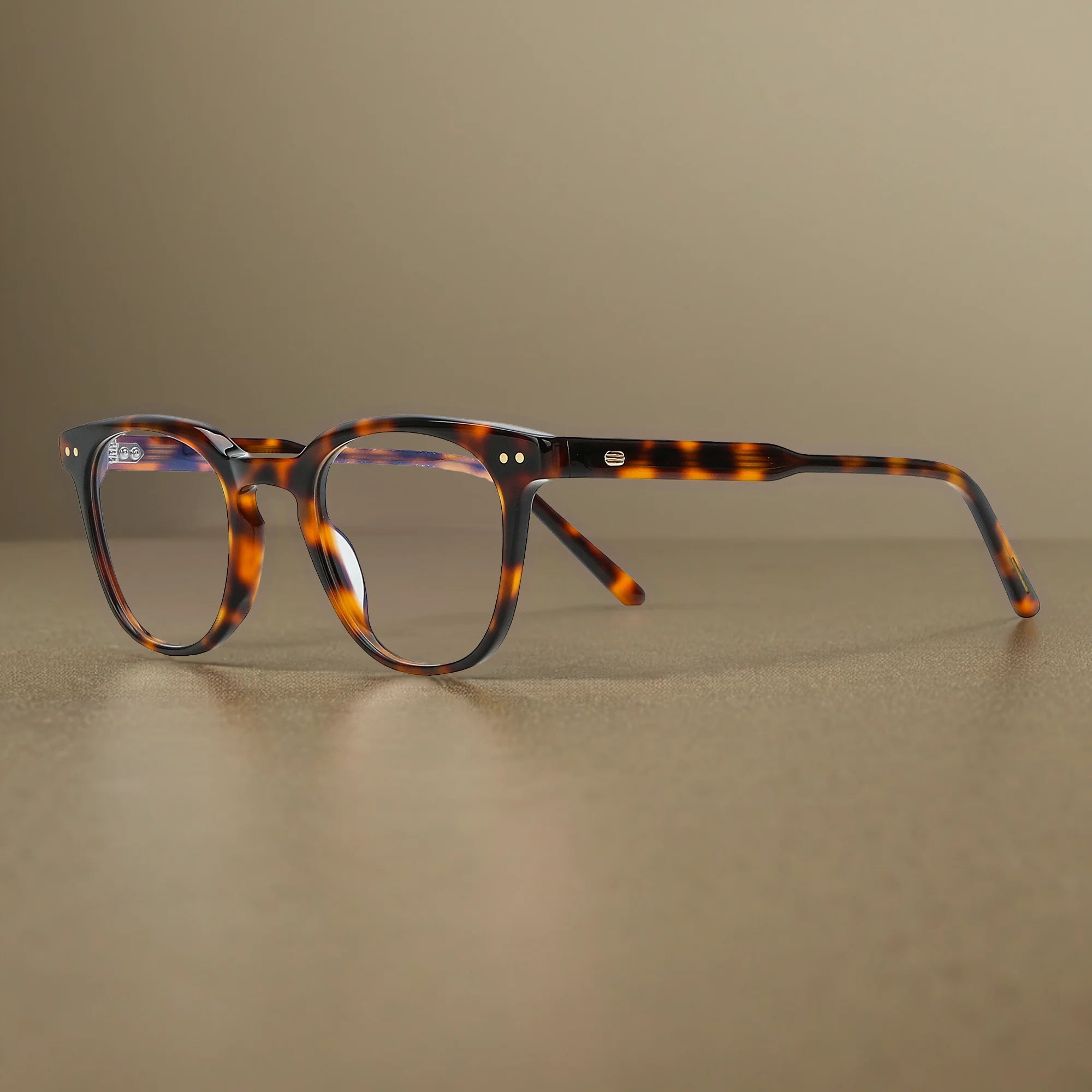 Unisex Optical Anti-Blue Light Glasses With Acetate Vintage Striped Optical Frames for Eyewear Accessories