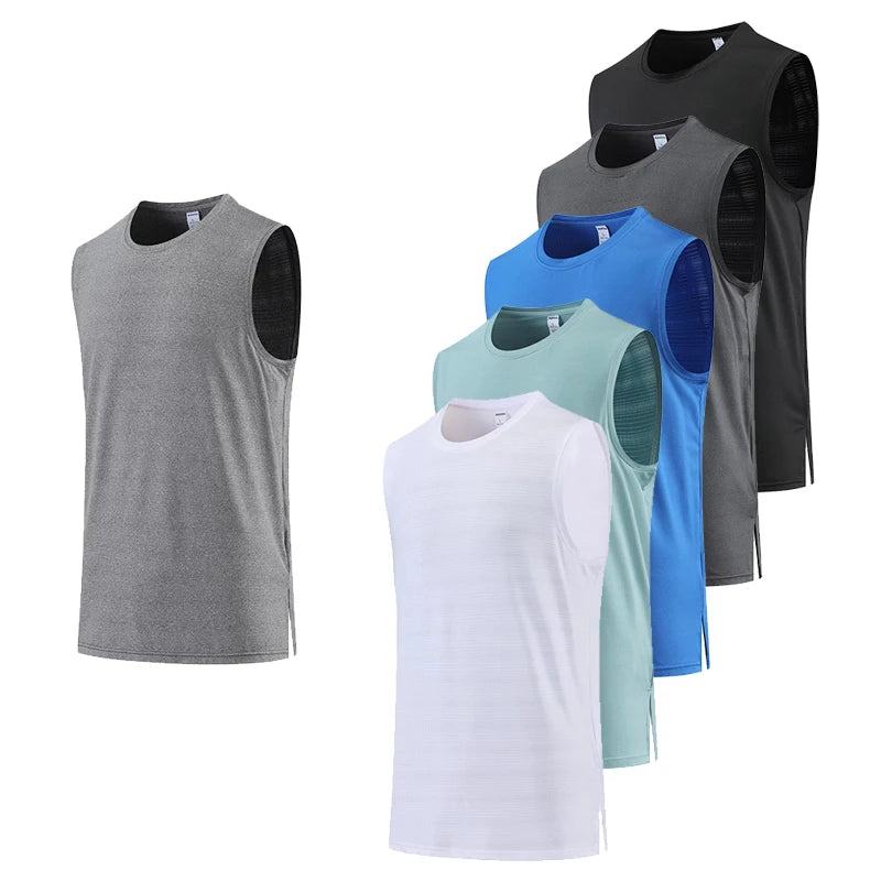 Custom Tank Top Men Gym Activewear Shirt Sleeveless Dry Fit Tank Top Fitness Men Sport Vest