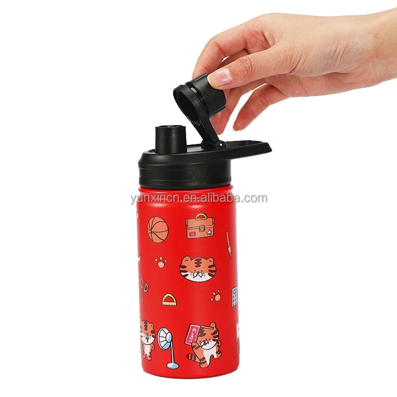 Wholesale  Bulk Custom Stainless Steel Insulated New Portable Double Wall Children School Sport Water Bottles With Logo