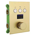 3 Way Outlet Function Button Shower Diverter Thermostatic Mixing Valve with Temperature Display
