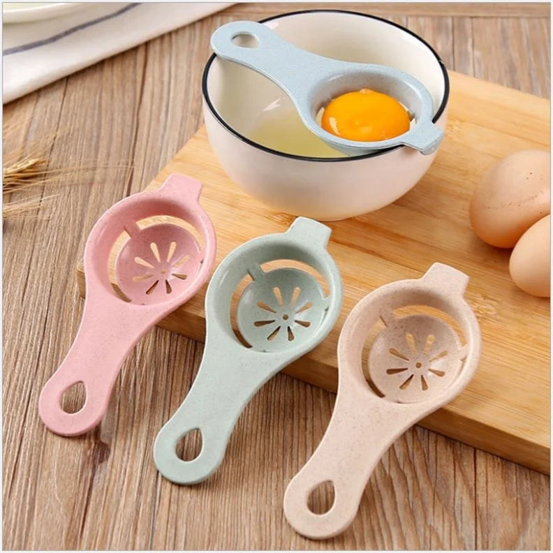 1PC 13*6cm Plastic Egg Separator White Yolk Sifting Home Kitchen Accessories Chef Dining Cooking Kitchen Gadgets Kitchenware