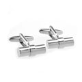 Wholesale Column Metal Design Cufflinks Custom Mens Business Suit Shirt Fashion Accessory Wedding Tuxedo Trendy Jewelry Gift Set
