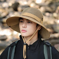 Breathable Outdoor Mountaineering Custom logo Sunscreen Men Anti-sun Summer Bucket Fishing Hats