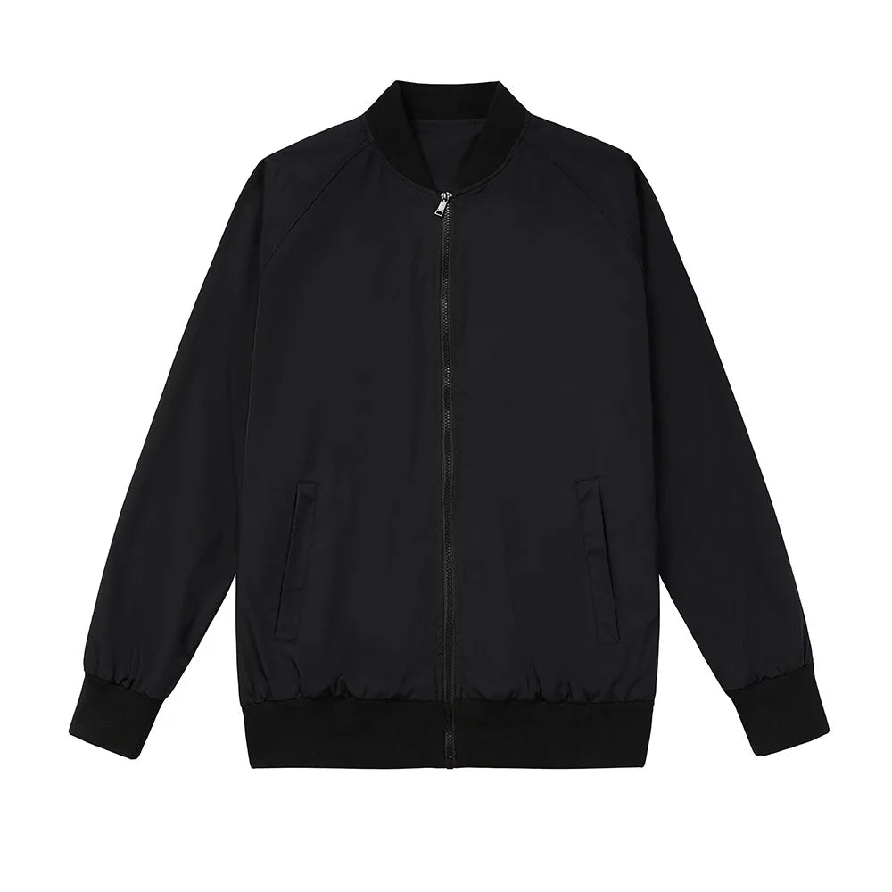 OEM ODM Quality Vintage Jacket Men Custom Logo Men's Windproof Stand Golf Jacket Lightweight Outdoor Jogging Sports Men Jacket