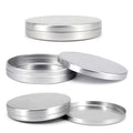 Colorful Printing Metal Tins Aluminum Metal Packaging Cosmetic Tin Can Jars Aluminum Jar With Lid