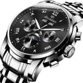 JSDUN8718 Factory Direct Waterproof Original Movement Stainless Weight 148g Mechanical Wrist Watch