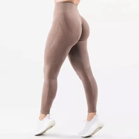 Contour Leggings Women's Seamless Scrunch Legging Workout Yoga Pants Ruched Booty High Waist Leggings Compression Tights