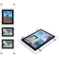 Custom Led Poster Window Display Hanging Led Acrylic Advertising Light Box for Real Estate Agent