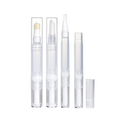 Empty 1.5ml 2ml 3ml 4ml 5ml Lip Gloss Tube Container Cuticle Oil Nail Polish Makeup Accessories Twist Pen with Brush