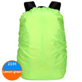 Custom logo 35L Lemon Green Lightweight 210t Dust-proof Waterproof Backpack Bag Rain Cover for Hiking Camping Traveling Cycling