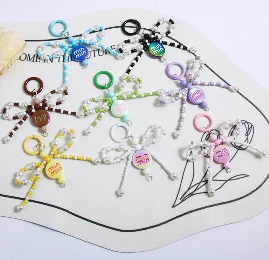 New Millet Beads min Brand Pearl Pendant Diy Handmade Beaded Accessories Key Chain Bag Accessories Accessories