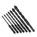 4 Flutes 6.35mm Shank Masonry Drill Bits Tungsten Carbide Tip Ceramic Concrete Drill Bit 3/4/5/6/8/10/12mm