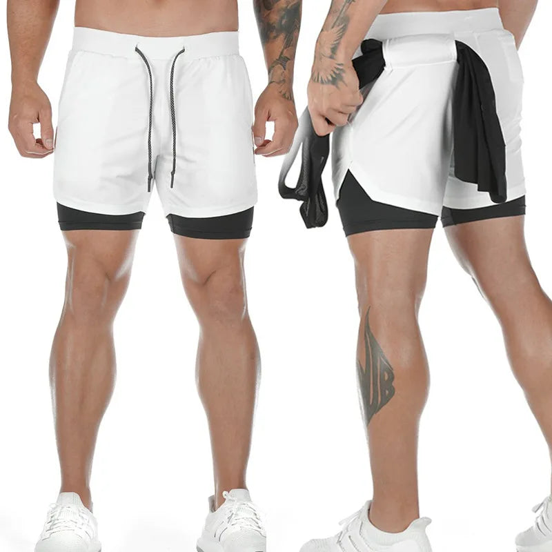 Men Slim Sweat Gym Fitness Sport Workout Running Wear Jogger Short Pants Shorts